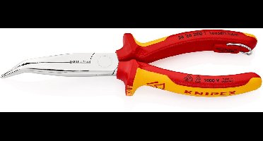 Knipex rondbek tang met snijkant/bevestigingsoog verchroomd, geïs...