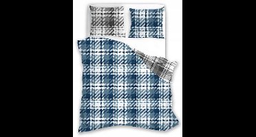 Flanellen Dekbedovertrek 140x200cm - Zacht & Warm - Kwaliteit Katoen