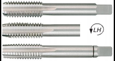 Ruko Linkse M8 HSS handmatige tapset 3-delig