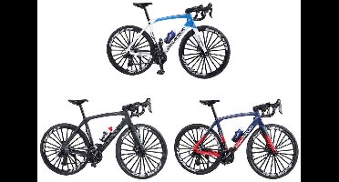 Racefiets speelgoed fiets die-cast multicolor 20,5 cm speelgoed. verkoop per stuk