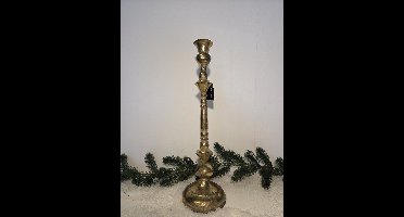 Countryfield Kandelaar ro Wessel M goud-L12.5B12.5H42.5cm