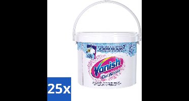 25 x Vanish - Vlekverwijderaar - Oxi Action Whitening Booster - Voor Witte Was - Poeder - 2,7 kg - Witte Was - Vlekverwijderaar - Witte Kleding - Anti-vergrijzing - Bleekmiddel