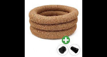 Deltaline Drainagebuis Kokos & PE – 60 mm – 5 m – Incl. Eindkap & Sok Klikmof 60 mm PP - 5 t/m 25 m - Drainage