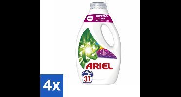 4 x Ariel Original - Extra Kleurbescherming - Vloeibaar Wasmiddel - Gekleurde Was - 31 Wasbeurten - Wasmiddel - Gekleurde Was - Kleurbescherming - Vloeibaar Wasmiddel - Ariel