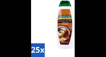 25 x Palmolive Naturals - 2in1 Shampoo - Luminous Nourishment - Voedend & Glanzend - 350 ml - 2-in-1 Shampoo - Voedend Haar - Glanzend Haar - Arganolie Shampoo - Natuurlijke Arganolie