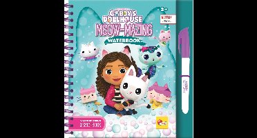 Lisciani - Gabby Dollhouse - Meow-mazing waterkleurboek