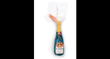 Happy Pet Kerst kattenspeeltje - Champagne Kicker 23X5X2,5 cm