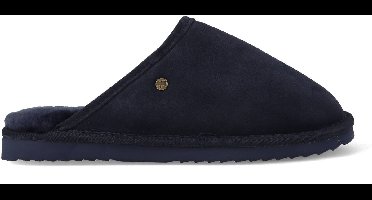 Warmbat Classic Suede Pantoffels - Dark navy - Maat 37