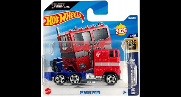 Hot Wheels Optimus Prime Transformers Schaal 1:64 - HW-schermtijd