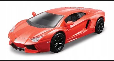 Maisto Power Racer Lamborghini Aventador Oranje Metaal 4,5"