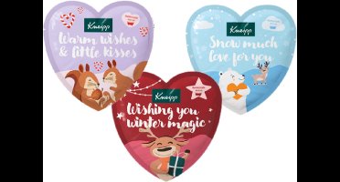 Wintergeur Badschuim - Set van 3 | 3x 40g - Boodschap vanuit het Hart | Badzout Kneipp - Speciaal voor de wintermaanden