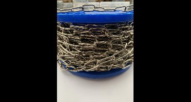 Sierketting zilver 40 meter 22x3mm vernikkeld