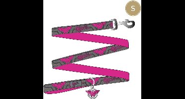 WONDER WOMAN- Honden riem - S (Lengte 120cm - Breedte 1.5cm)