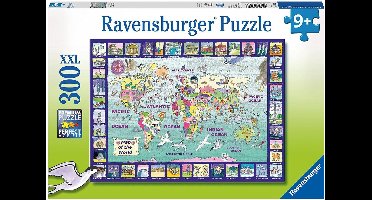 Ravensburger puzzel Map of the World - Legpuzzel - 300XXL
