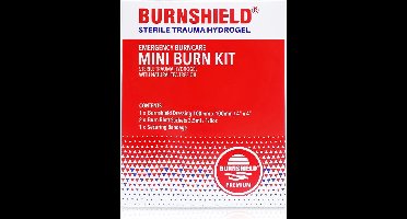 Burnshield Mini Burnkit - set met brandwondenkompres en brandwondengel - verkoelende werking