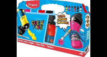 Maped - Color Peps - Paint 6 x75 ml - Standard (810010)
