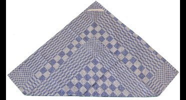 Theedoekenset Blok Blauw - 65x65 – 6 stuks - Geblokt - Blokdoeken - 100% katoen - Horeca Theedoeken – theedoek – theedoek geruit