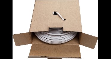 gordijnspiraal wit. 2.5 meter lang. DeltafiX.