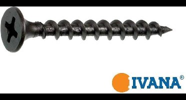 Ivana Gipsplaatschroef Gefosfateerd grof PH-2 3.9x45 - 1000 Stuks