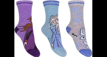 Frozen - Sokken - pack 1 -  3 pack - Maat 31-34