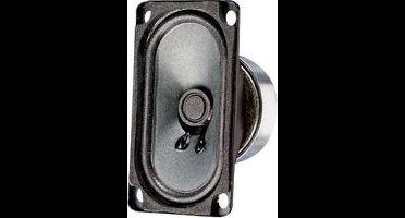 Visaton SC 5.9 ND - 4 Ohm 3.5 inch 9 cm Breedband-luidspreker 3 W 4 Ω Zwart Magnetisch afgeschermd, Ovaal