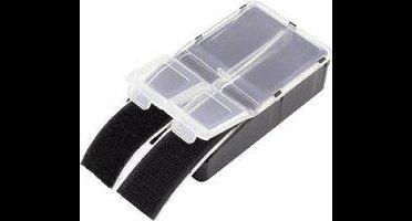 TRU COMPONENTS 98001c422 Klittenband strips Om te bundelen (l x b) 90 mm x 28 mm Zwart 10 stuk(s)