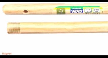 BEZEMSTEEL  1300X23,5 MM SCHROEFDR.