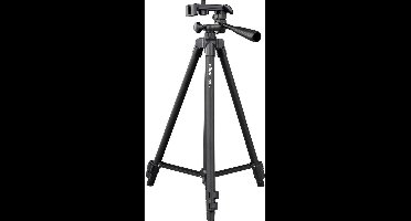 DÖRR Smarty Tripod 1/4 inch Werkhoogte: 40.5 - 112 cm Zwart Incl. smartphonehouder, Incl. tas