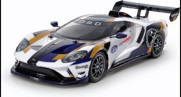 Tamiya RC Ford GT Mk.II 2020 (TT-02) PB Brushed 1:10 RC auto Elektro Racewagen Bouwpakket