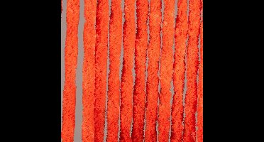 Luxe Kattenstaart Vliegengordijn - 125 x 230cm - Oranje