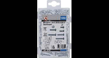 BGS - Schroeven set - M4 en M5 - Kleine schroeven - Assortiment 125 stuks - BGS8134