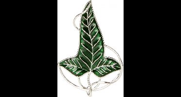 Lord of the Rings Broche Elvenbladbroche (verzilverd) 8 cm