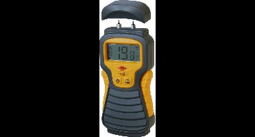 Brennenstuhl Vochtmeter MD (Vochtigheidsmeter voor hout/wanden/bouwmateriaal, met LCD Display) Antraciet/Geel