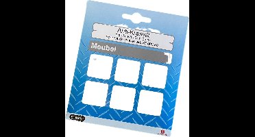 STARX  anti-krasvilt | zelfklevend | 75 x 100 mm | voor harde vloeren | wit | 1 STUK