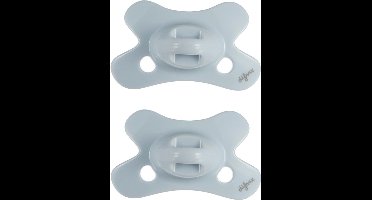 Difrax Natural Fopspeen - Newborn - Lichtblauwe - 2 Stuks