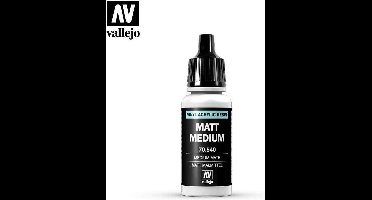 Vallejo Hobbyverf Acrylverf - 70540 Matte Medium - Acryl Verf flesje - 17 ml