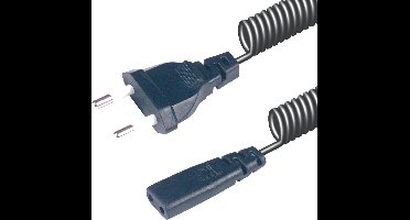 Scanpart scheerapparaat oplaad snoer 1.5 meter - Met stekker - Geschikt voor Braun Philips Remington Panasonic Wahl - Netsnoer - Laadsnoer - Oplader - Universeel