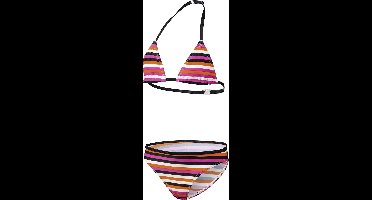 Beco Bikini Meisjes Polyamide/elastaan Oranje/zwart Maat 164