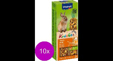 Vitakraft Dwergkonijn Kracker Honing 2 In 1 - 10 stuks