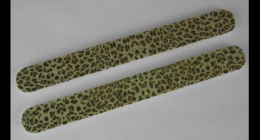 Nagelvijlen verpakt per 2 stuks print camel