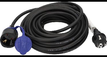 20 meter verlengsnoer - IP44 outdoor - Rubberkabel - H07RN-F