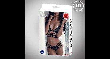 OP=OP - Sexy Lingerie setje - Zwart - Kinky Pleasure - KPL01 - Medium