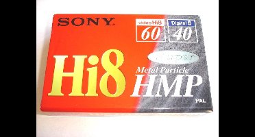 Sony P5-60 HMP Hi8 HI-8 CASSETTE TAPE 60 minuten