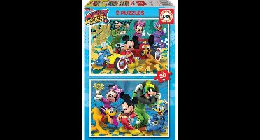 Educa 17631 Puzzle Kids 2x20pcs Disney Roadster racers