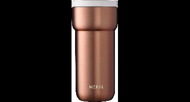 Mepal - Ellipse isoleerbeker - 375 ml - Koffiebeker to go - Lekdicht - Rose gold