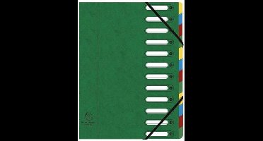 Exacompta - HARMONIKA - Voorordner - Met Uitrekbare Rug - Groen