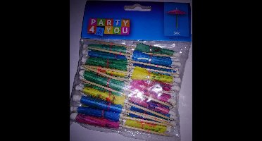 Sorbo Prikkers -  Ijsparasol - 34 stuks