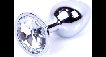 Power Escorts - Plug - Zilver - Anaal - Clear