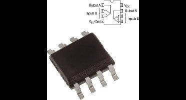 IC LM358 Dual standaard operationele versterker | SMD SO-8 | per stuk