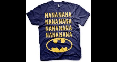 DC Comics Batman Heren Tshirt -L- NaNa Batman Blauw